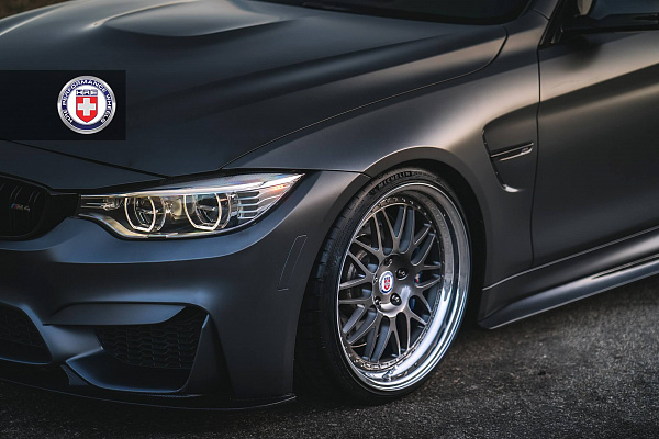 Фото дисков HRE 540 Глянцевый темный лак на BMW 4/M4 (F32/F82)