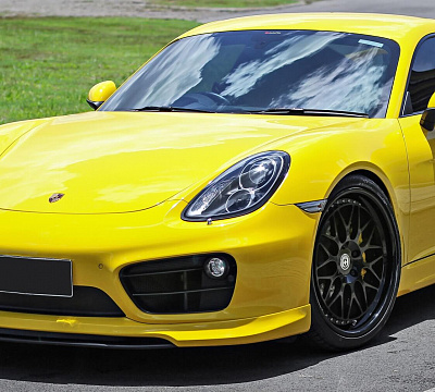 Фото дисков HRE 300 на Porsche Cayman II