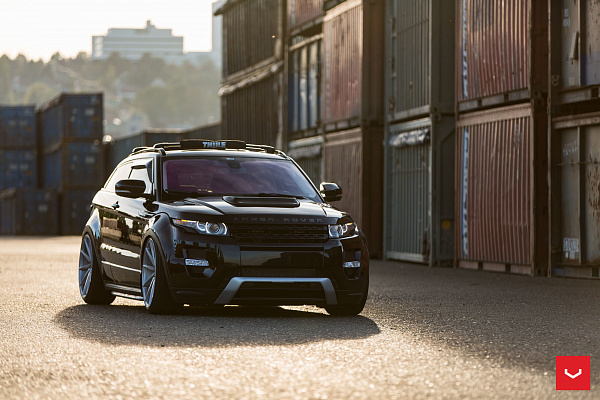 Фото дисков Vossen CVT Серебро на Land Rover Range Rover Evoque I