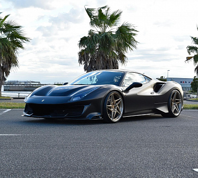 Фото дисков Anrky S1-X3 на Ferrari 488