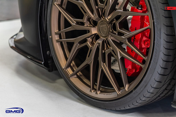 Фото дисков Anrky S1-X1 Сатиновая бронза на Lamborghini Huracan