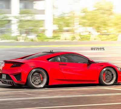 Фото дисков Strasse Wheels SV1 Deep Concave FS на Acura NSX II