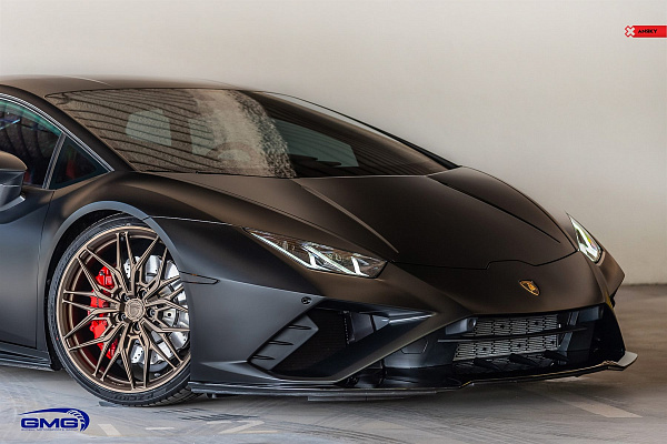Фото дисков Anrky S1-X1 Сатиновая бронза на Lamborghini Huracan