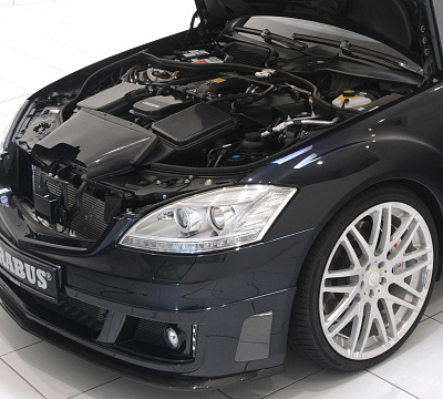 Фото дисков BRABUS Monoblock F (Platinum Edition) на Mercedes-Benz S-Class (W221)