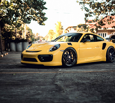 Фото дисков Brixton Forged PF9 на Porsche 911 VII