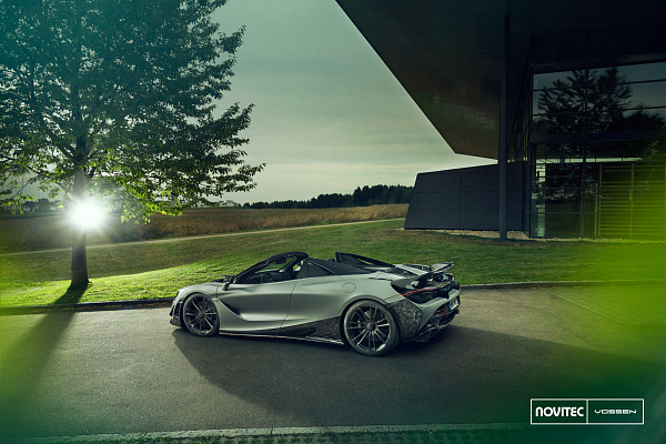 Фото дисков NOVITEC MC3 Черный сатин на McLaren 720S