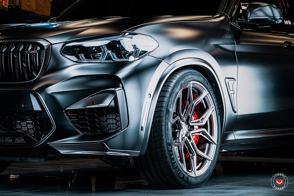 Фото дисков Vossen EVO-3R Глянцевый темный лак на BMW X3/X3 M (G01/F97)