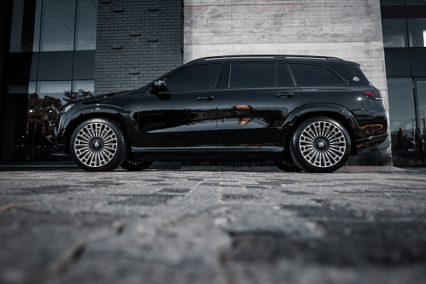 Фото дисков Brixton Forged LX07 Алмазная проточка на Mercedes-Benz GLS (X167)