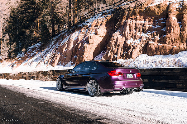 Фото дисков Brixton Forged R11-R Сатиновый лак на BMW 3/M3 (F3x/F80)