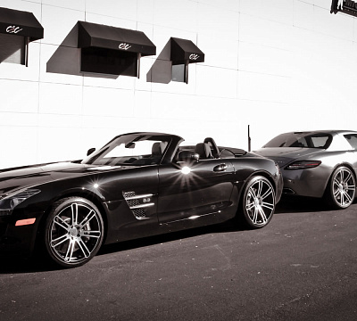 Фото дисков CEC C883 на Mercedes-Benz SLS AMG