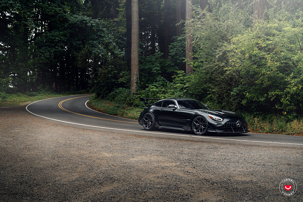 Фото дисков Vossen EVO-3R Черный глянец на Mercedes-Benz AMG GT I