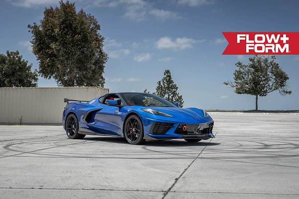 Фото дисков HRE FF11 Черный сатин на Chevrolet Corvette C8