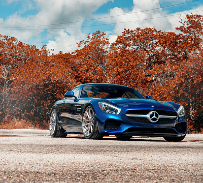 Фото дисков Vossen M-X2 на Mercedes-Benz AMG GT I