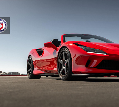 Фото дисков HRE 305 GTS на Ferrari F8