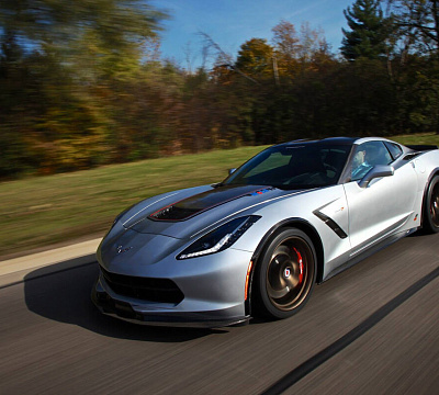 Фото дисков HRE P101 на Chevrolet Corvette C7