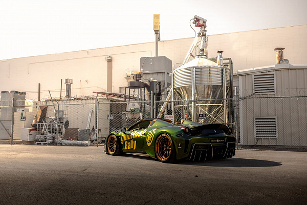 Фото дисков Brixton Forged R11-RS Глянцевая бронза на Ferrari 458