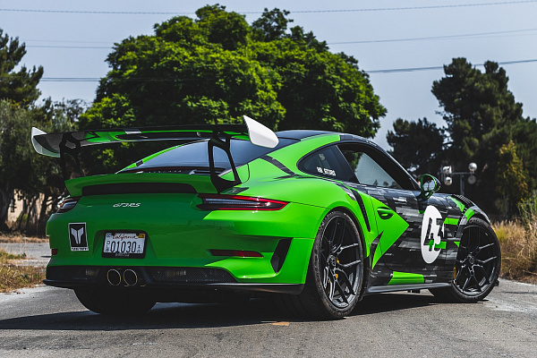 Фото дисков Brixton Forged CM5-R Черный матовый на Porsche 911 VII