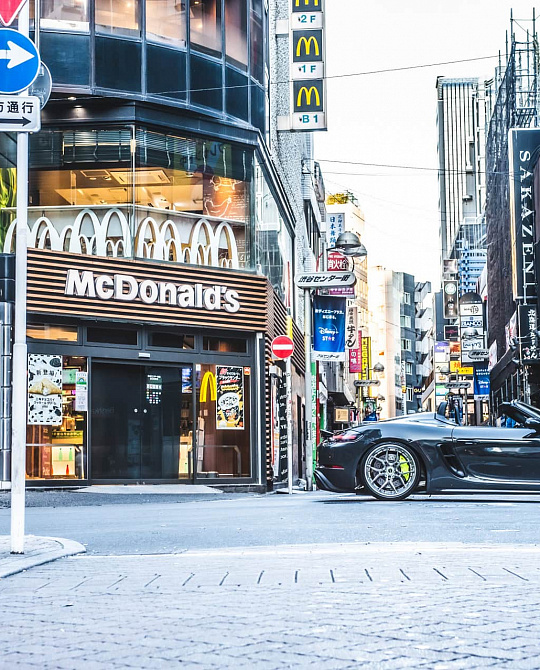 Фото дисков CM5-R Полированный лак на Porsche Boxster IV