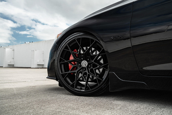 Фото дисков HRE FF10 Черный сатин на Infiniti Q50