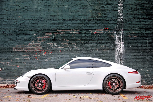 Фото дисков HRE S107 Сатиновая темная бронза на Porsche 911 VII