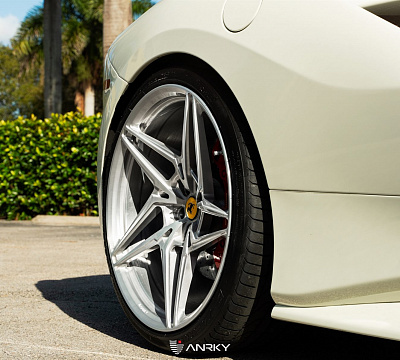 Фото дисков Anrky S1-X3 на Ferrari 488