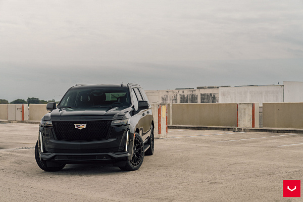 Фото дисков Vossen HFX-1 (6-Lug) Черный глянец на Cadillac Escalade V