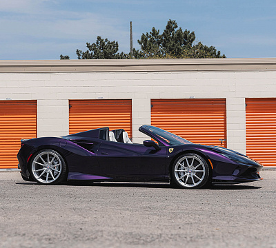 Фото дисков HRE P104SC на Ferrari F8