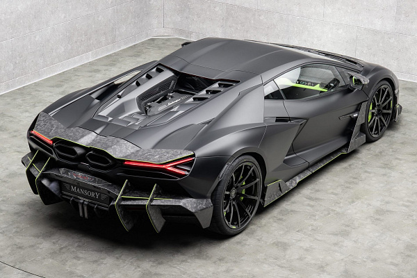 Фото дисков Mansory FV.10 Черный глянец на Lamborghini Revuelto