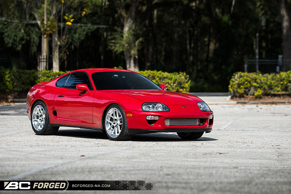Фото дисков BC Forged HCA381 Глянцевый лак на Toyota Supra A80