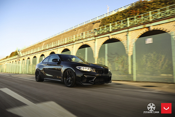 Фото дисков Vossen HF-5 Черный глянец на BMW 2/M2 (F22/F87)