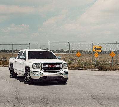 Фото дисков Vossen HF6-3 на GMC Sierra III