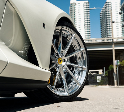Фото дисков Anrky AN28 на Ferrari 812