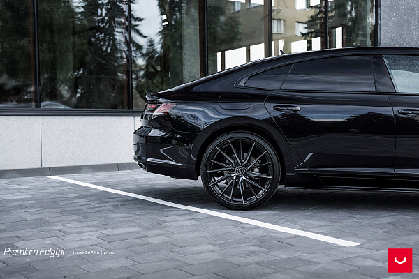 Фото дисков Vossen HF-4T Черный глянец на Volkswagen Arteon