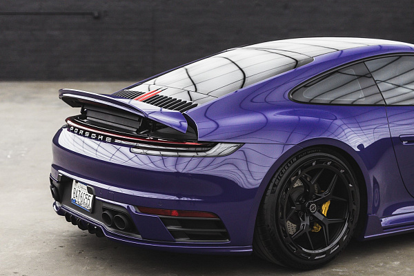 Фото дисков Brixton Forged PF7 Aerotech Черный сатин на Porsche 911 VIII
