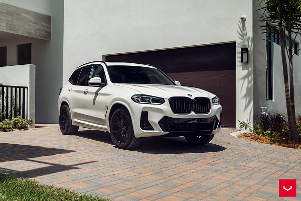 Фото дисков Vossen HF-5 Черный глянец на BMW X3/X3 M (G01/F97)
