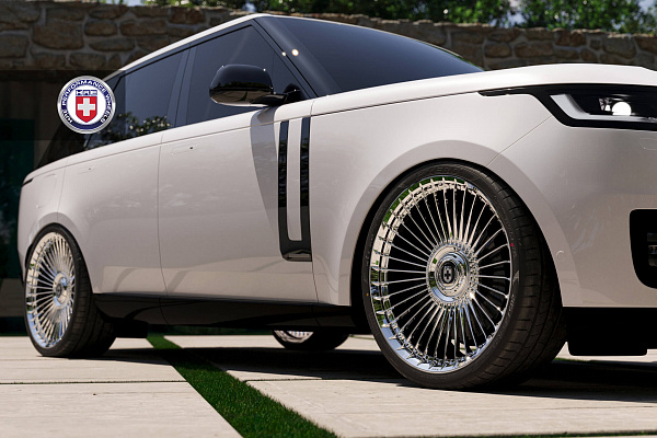 Фото дисков HRE L109M Полированный лак на Land Rover Range Rover V