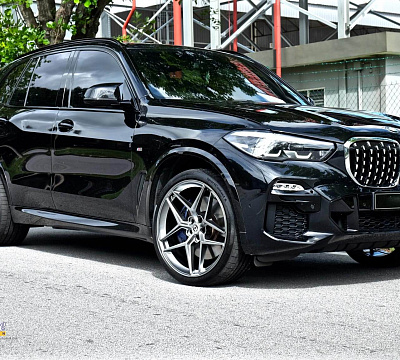 Фото дисков HRE FF11 на BMW X5/X5 M (G05/G18/F95)