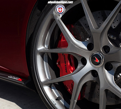 Фото дисков HRE P101 на McLaren 650S