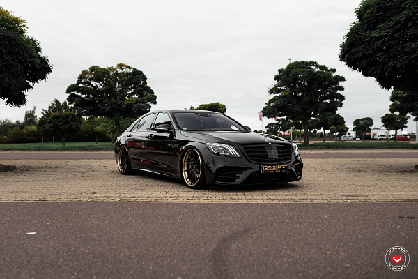 Фото дисков Vossen M-X2 (3-Piece) Черный сатин на Mercedes-Benz S-Class (W222, C217)