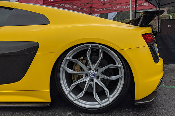 Фото дисков HRE P201 Серебро на Audi R8 (4S)
