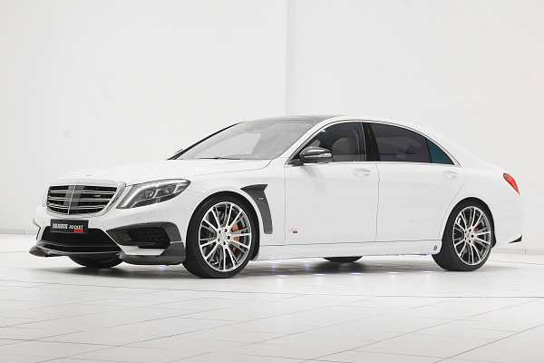 Фото дисков BRABUS Monoblock R (Platinum Edition) Глянцевый графит на Mercedes-Benz S-Class (W222, C217)