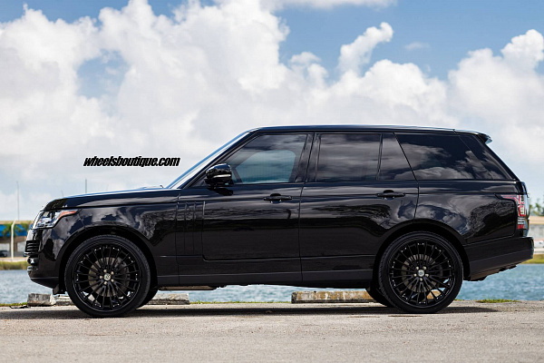 Фото дисков HRE S209 Черный сатин на Land Rover Range Rover IV