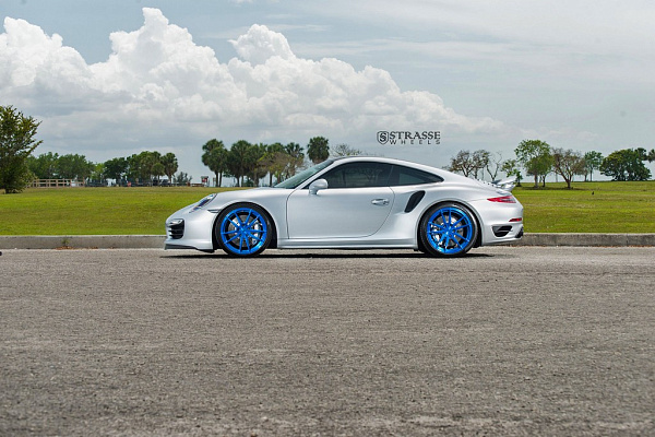 Фото дисков Strasse Wheels SV1 Deep Concave Monoblock Другой цвет на Porsche 911 VII