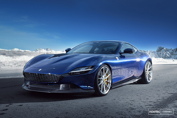 Фото дисков NOVITEC NF10 Глянцевый лак на Ferrari Roma