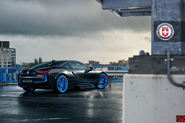 Фото дисков HRE S201H Синий сатин на BMW i8