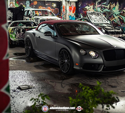 Фото дисков HRE P103 на Bentley Continental GT II
