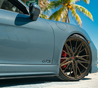 Фото дисков Vossen M-X6 на Porsche Cayman II