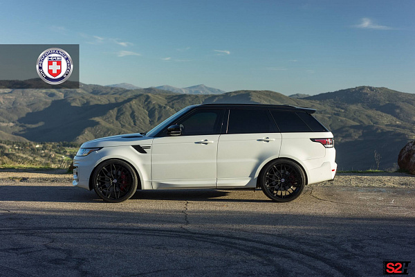 Фото дисков HRE S200H Черный сатин на Range Rover Sport II