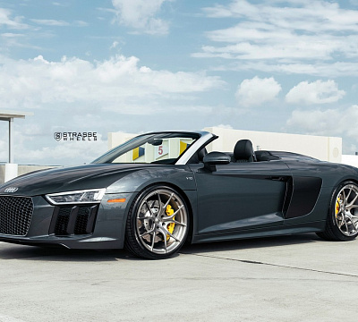 Фото дисков Strasse Wheels SM5R Deep Concave Monoblock на Audi R8 (4S)