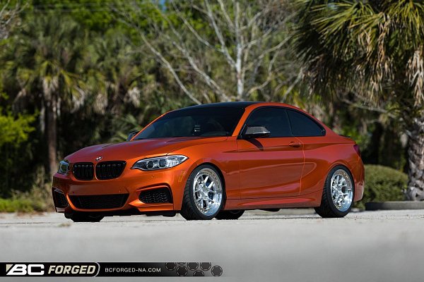 Фото дисков BC Forged LE52 // MLE52 Глянцевый лак на BMW 2/M2 (F22/F87)